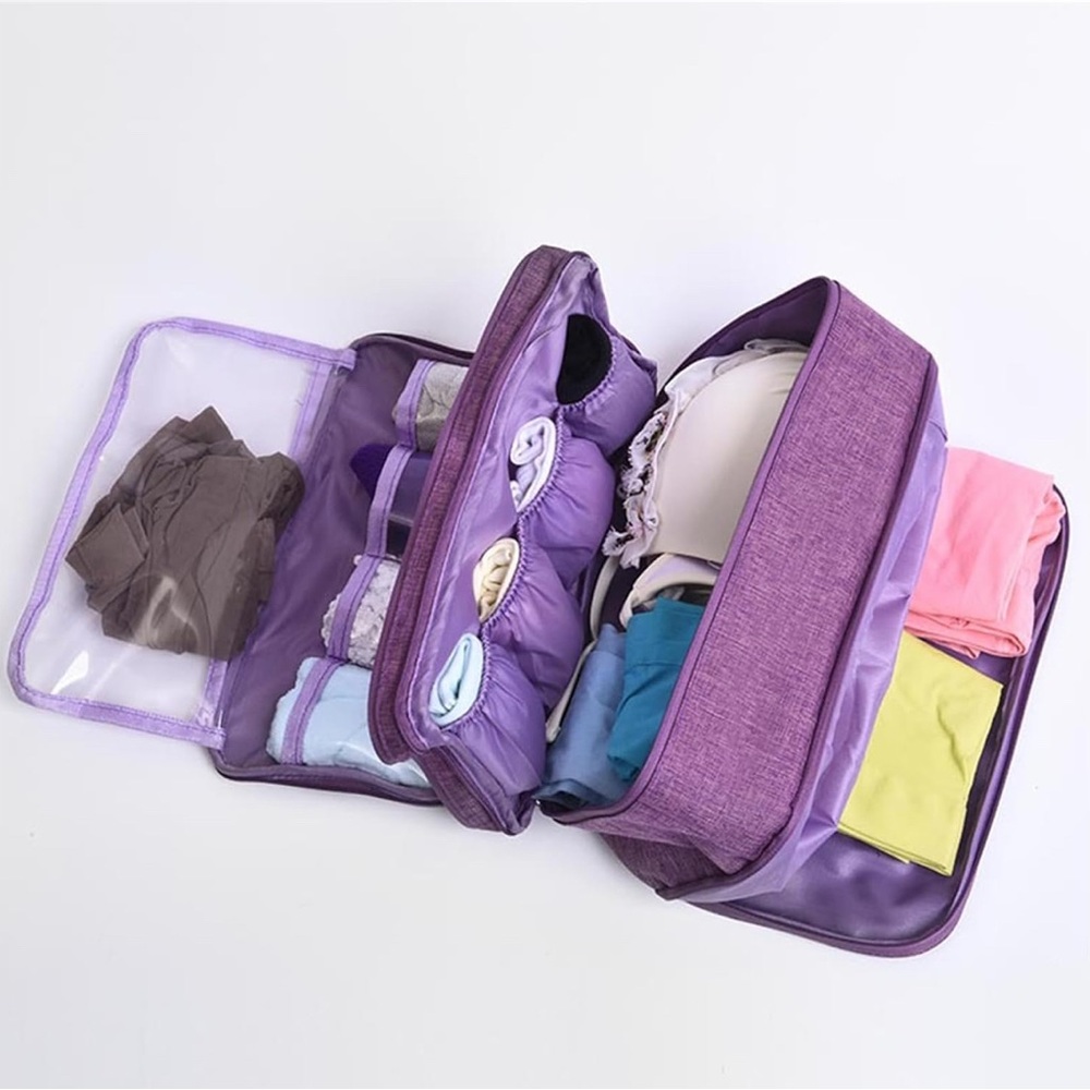 Travel Multi-Functional Sock Underwear Bra Organizer Case